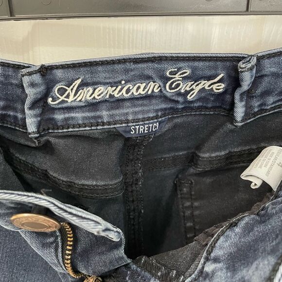 American Eagle Outfitters Medium Wash Stretch Jegging Women’s Size 4 - Picture 6 of 8